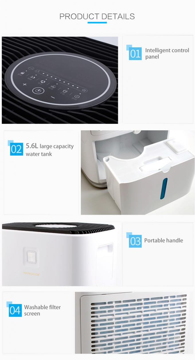 Dehumidifier with Air purifiers function , Easy Home Dehumidifier Auto
