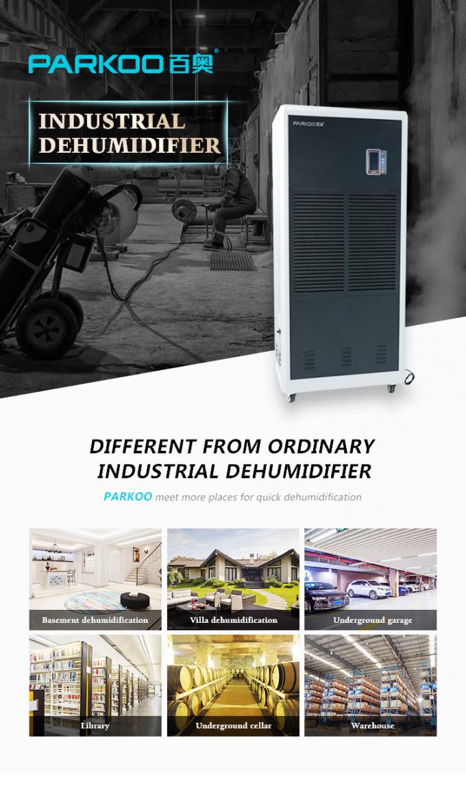 12kg/Hour Large Industrial Dehumidifier With Drying Function