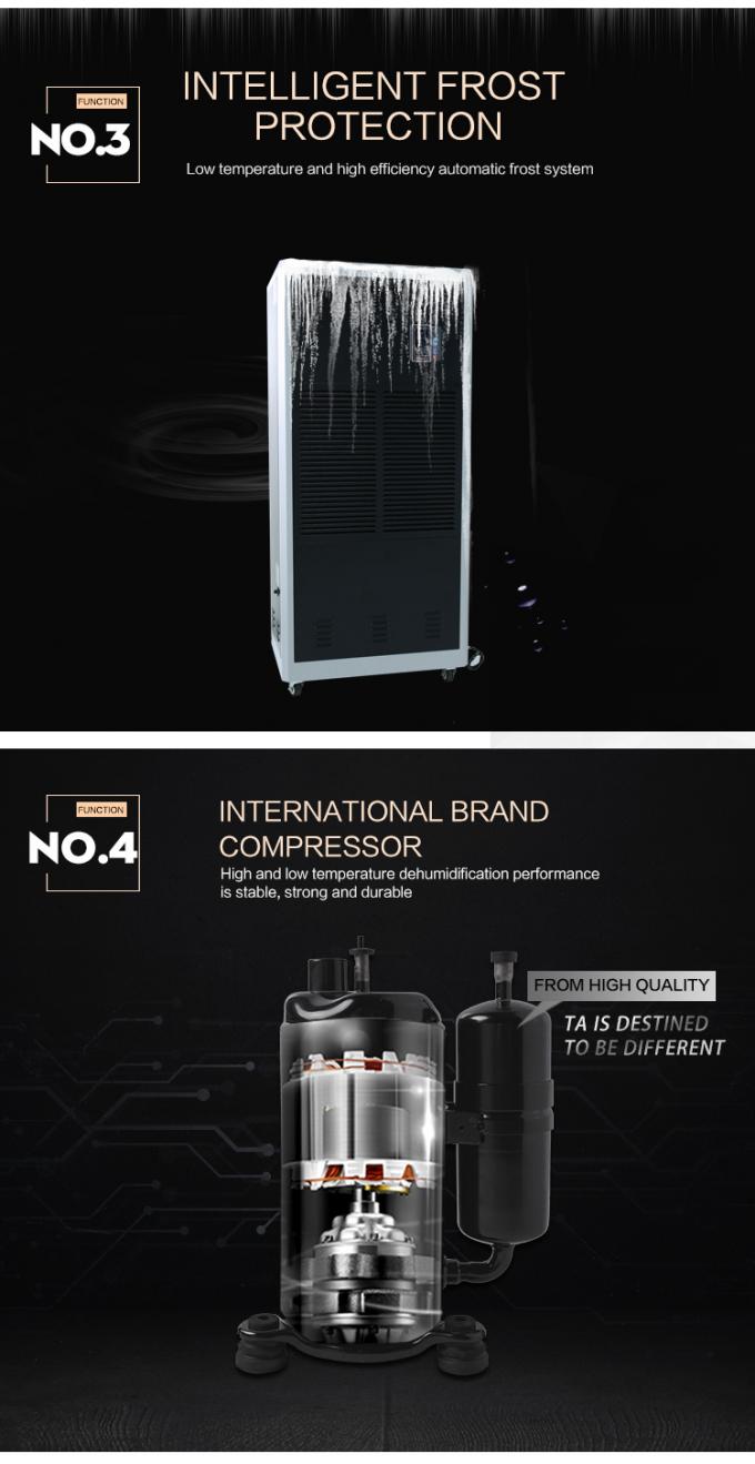 12kg/Hour Large Industrial Dehumidifier With Drying Function