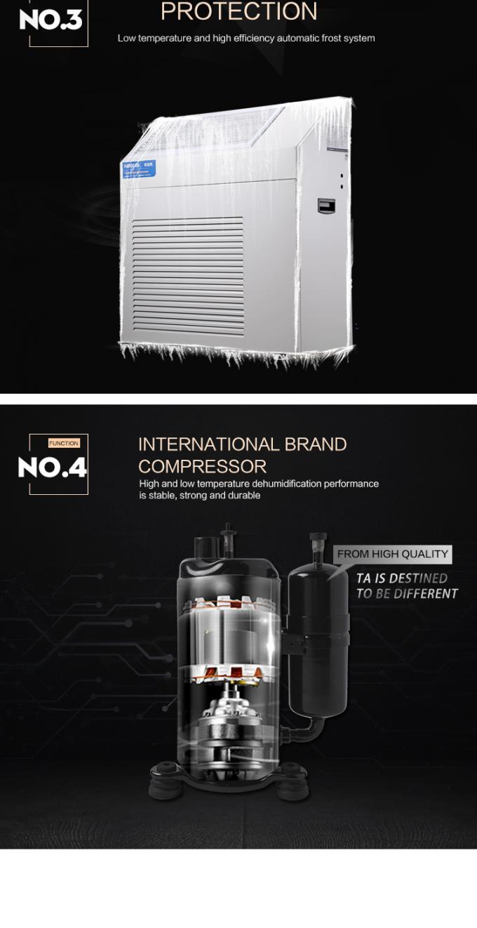 Commercial Wall Mounted Dehumidifier With Intelligent Control Panel