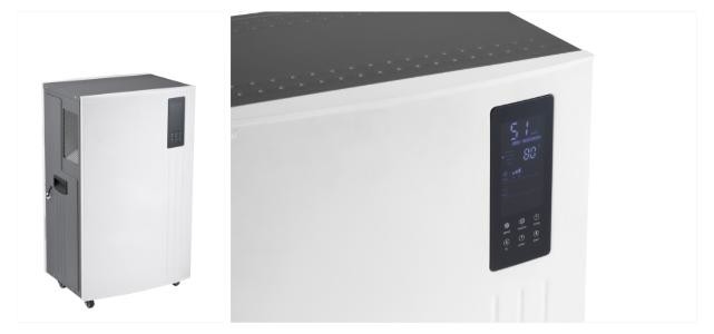 Built In Humidistat Commercial Grade Dehumidifier With Replaceable Air Filter 70 Pints