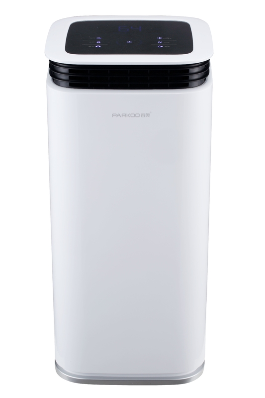 16L Hidden Screen LED Home Dehumidifier 2.2L Tank Tower 360° Wind Outlets Smart Humidity Touch Control