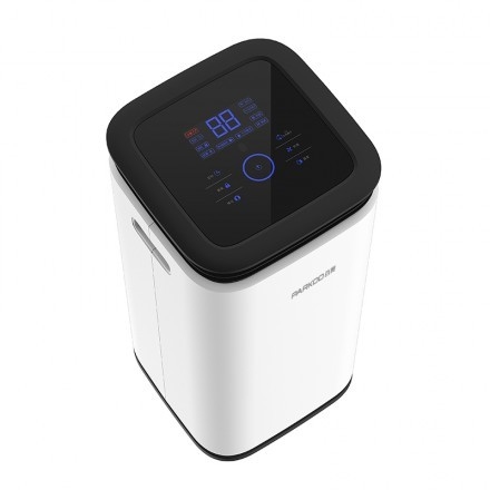 16L Hidden Screen LED Home Dehumidifier 2.2L Tank Tower 360° Wind Outlets Smart Humidity Touch Control